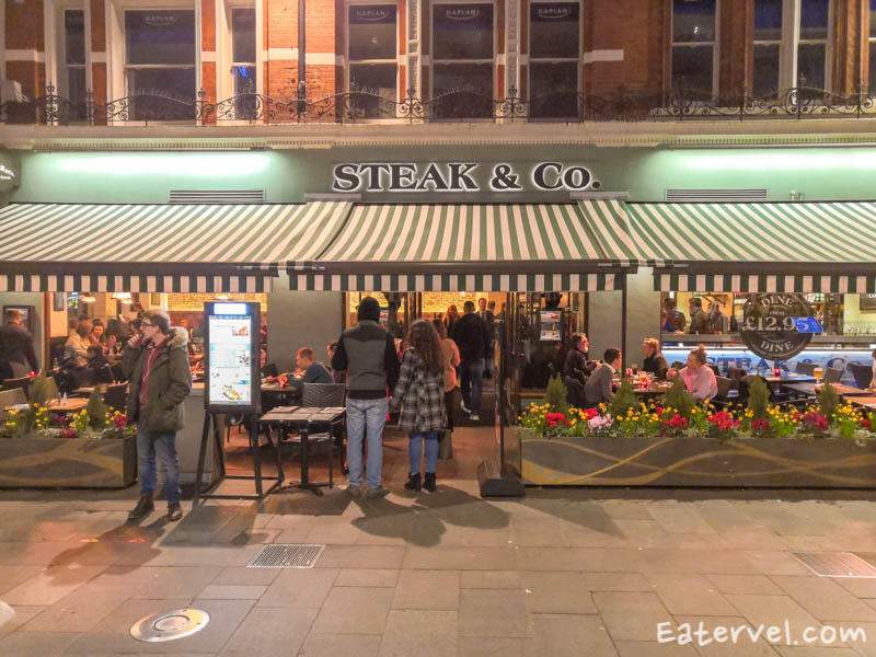 Steak & Co. Leicester Square Charing Cross Halal sizzling hot steak stone